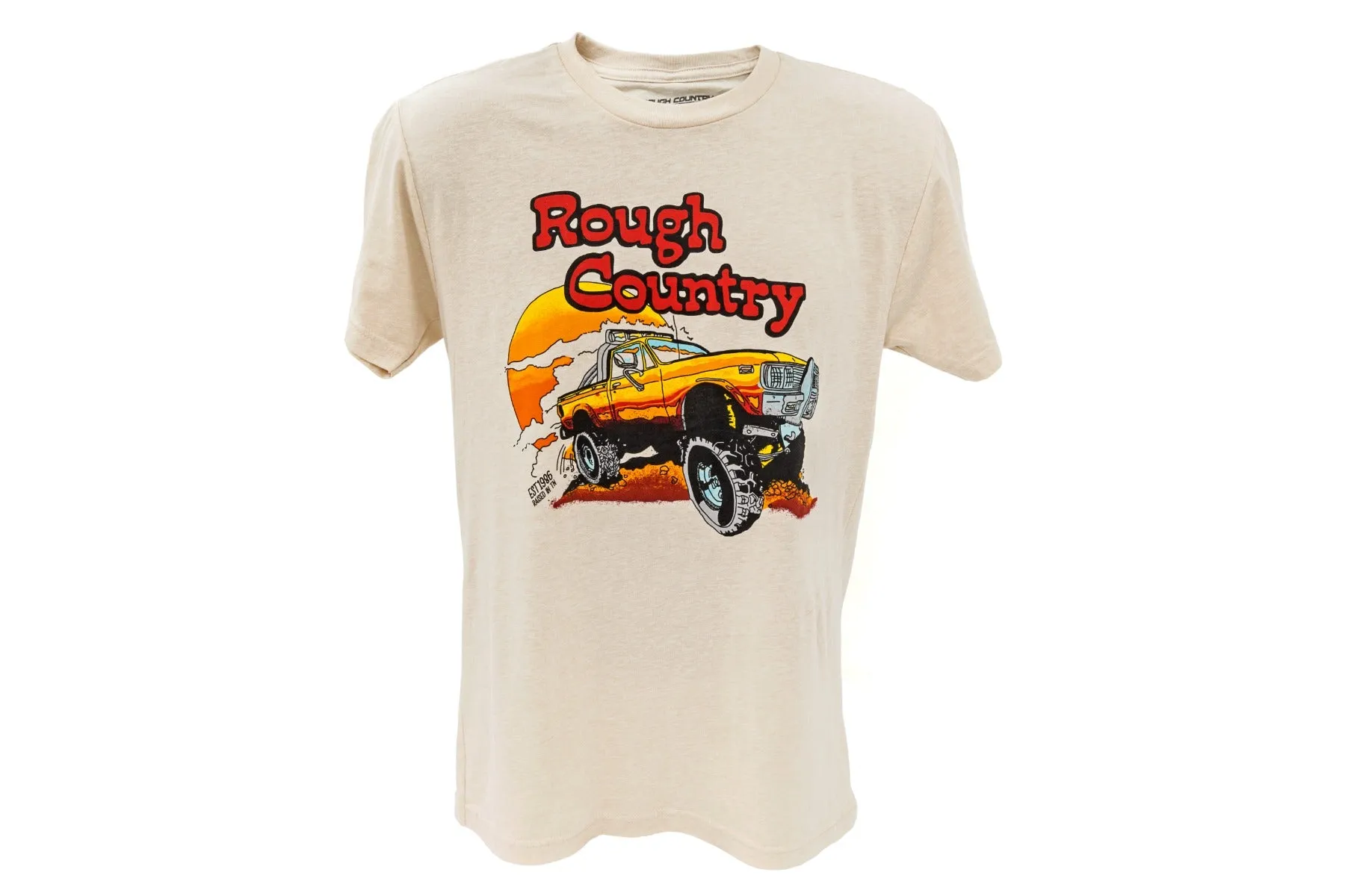 Rough Country T-Shirt - Throwback - Cream - LG