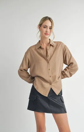 Sadie & Sage - Dress Code Back Knot Shirt