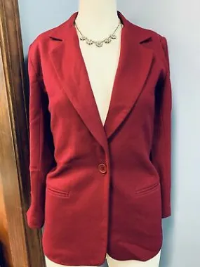 Savannah 100%  Wool Women's  Blazer Jacket, Size 4P