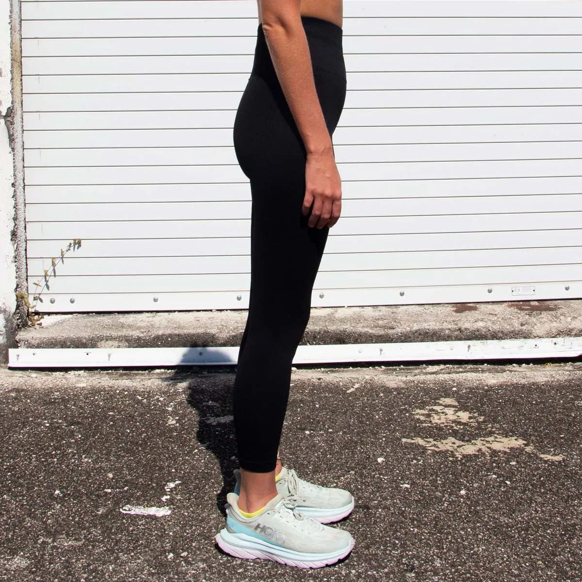 Seamless High-Waisted 7/8 Running Leggings