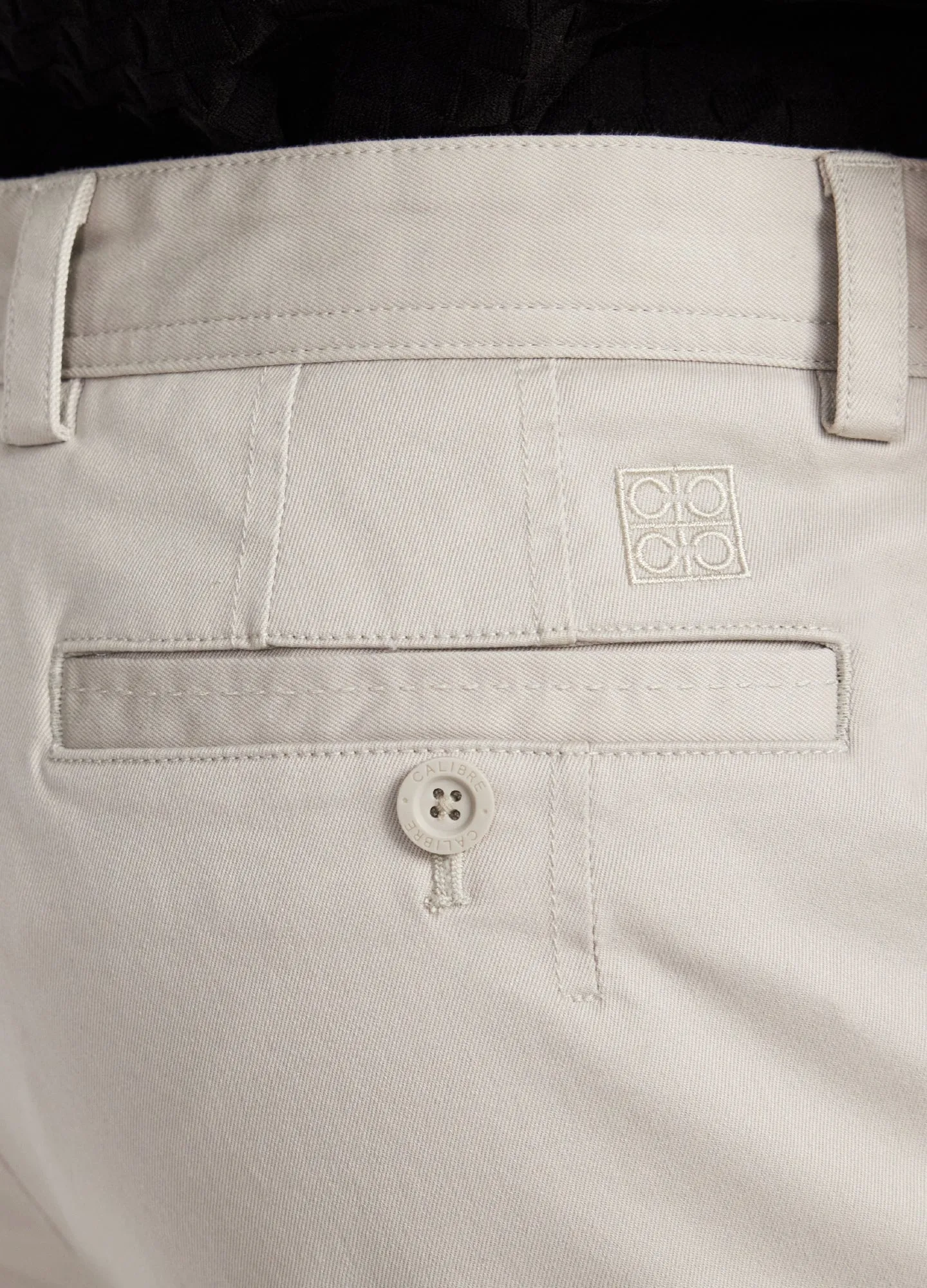 Slim Fit Cotton Stretch Chinos Stone