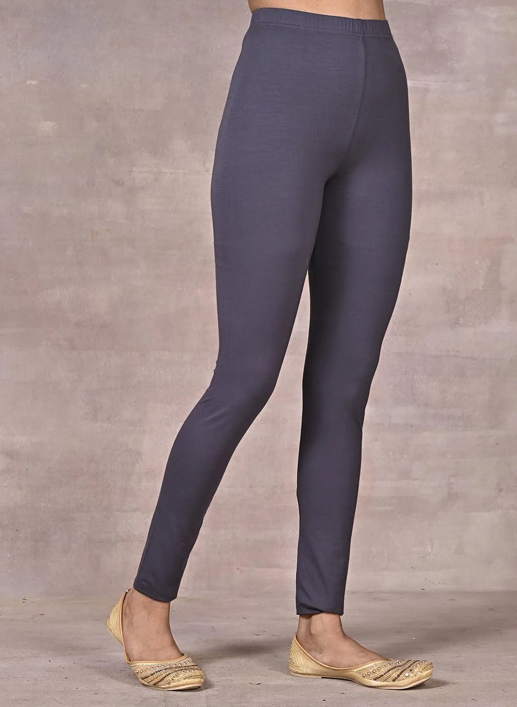 Sofia Anchor Grey Skinny Fit Leggings for Women