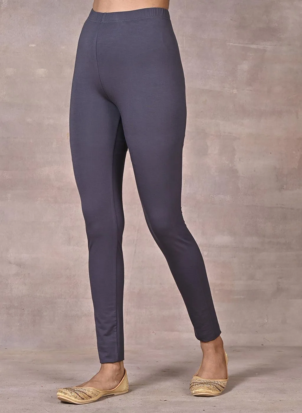 Sofia Anchor Grey Skinny Fit Leggings for Women