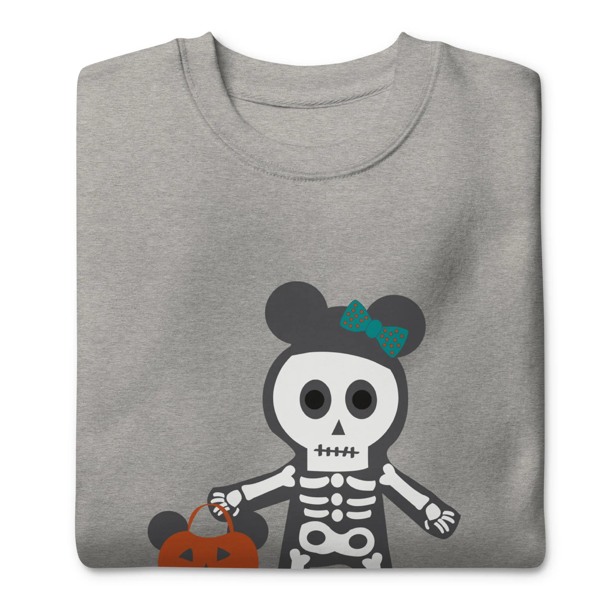 Spooky Silly Skeleton Unisex Premium Sweatshirt