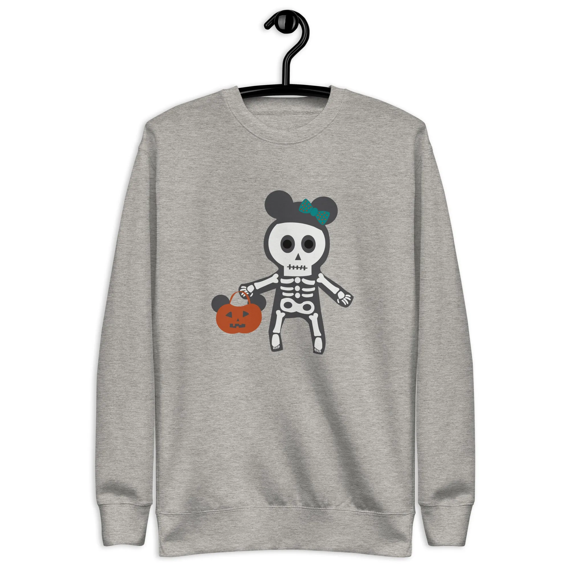 Spooky Silly Skeleton Unisex Premium Sweatshirt