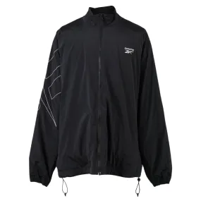 STITCHED LOGO TRACK JACKET / DARK GREY