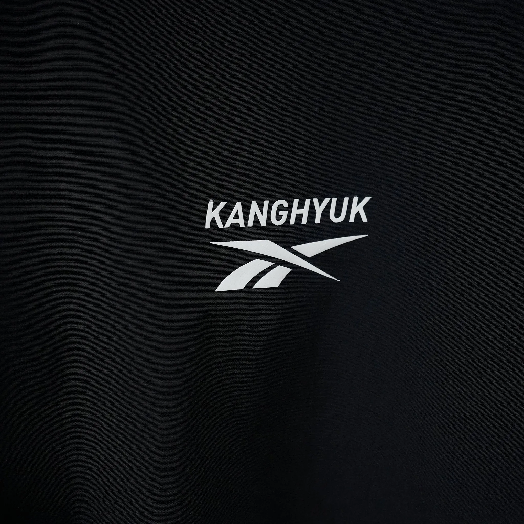 STITCHED LOGO TRACK JACKET / DARK GREY