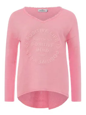 Sweatshirt Positive rosa