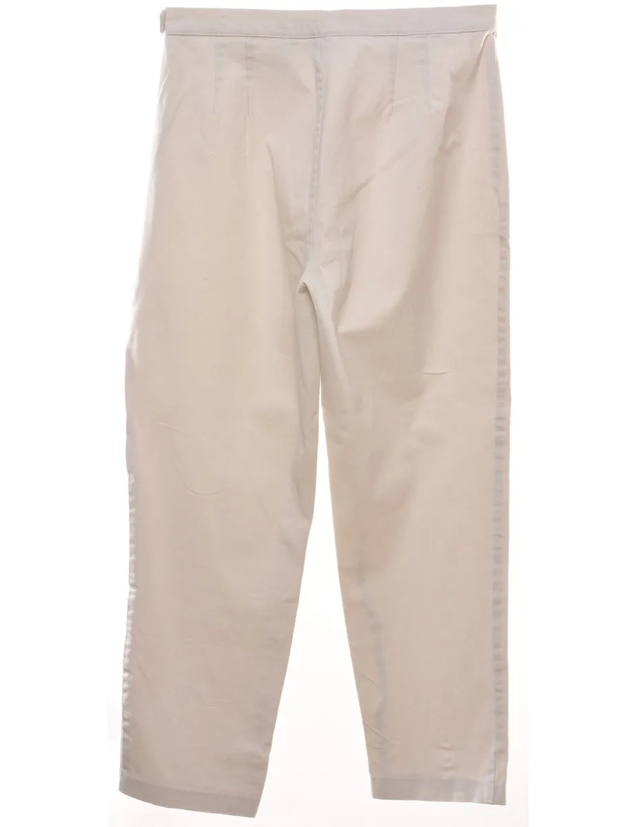 Tapered Beige Trousers - W29 L26