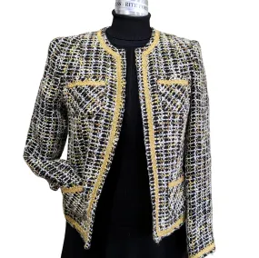 Tara Ryan Tweed Open Blazer Size 8