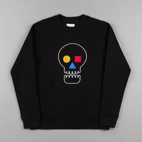 The Quiet Life Bauhaus Skull Crewneck Sweatshirt - Black