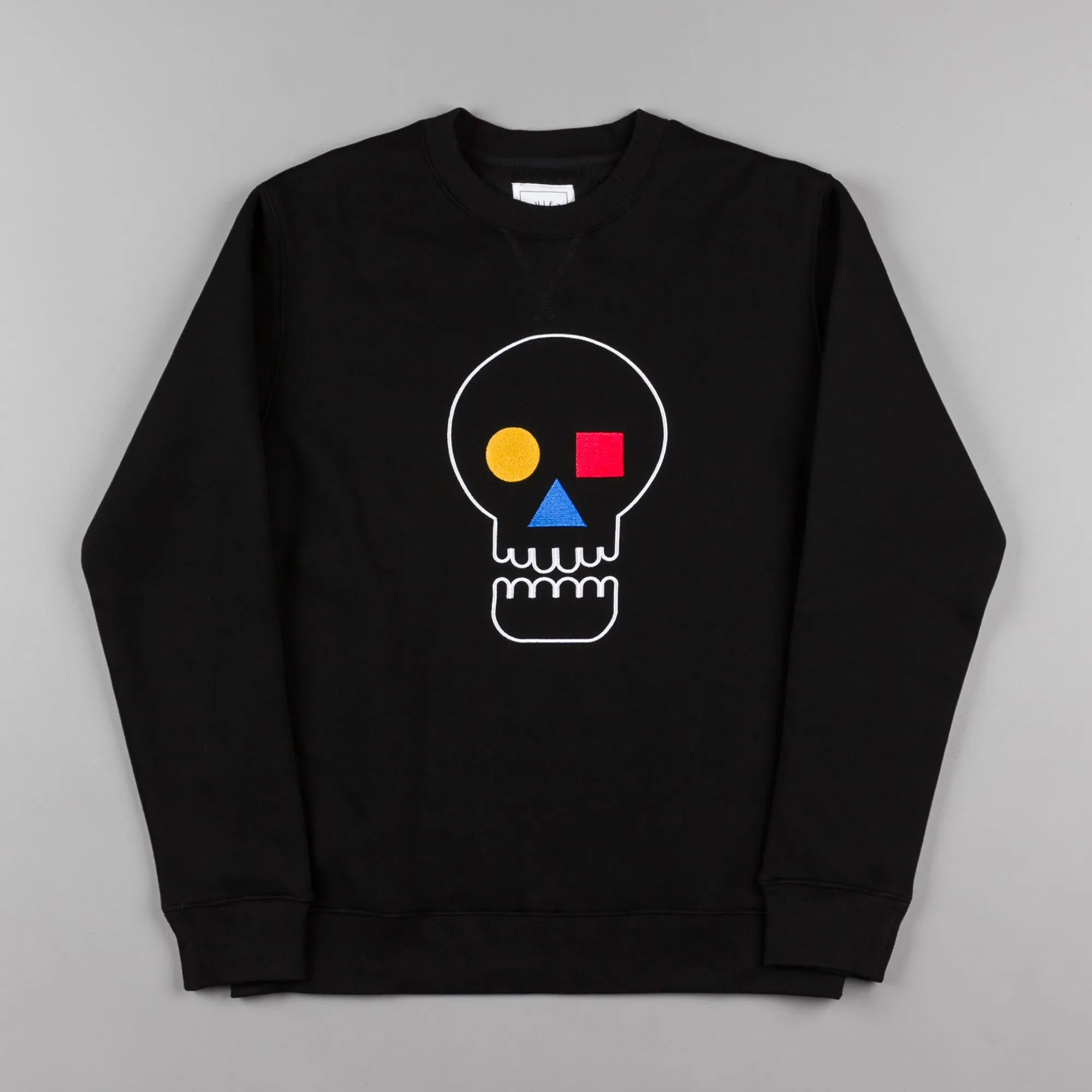 The Quiet Life Bauhaus Skull Crewneck Sweatshirt - Black