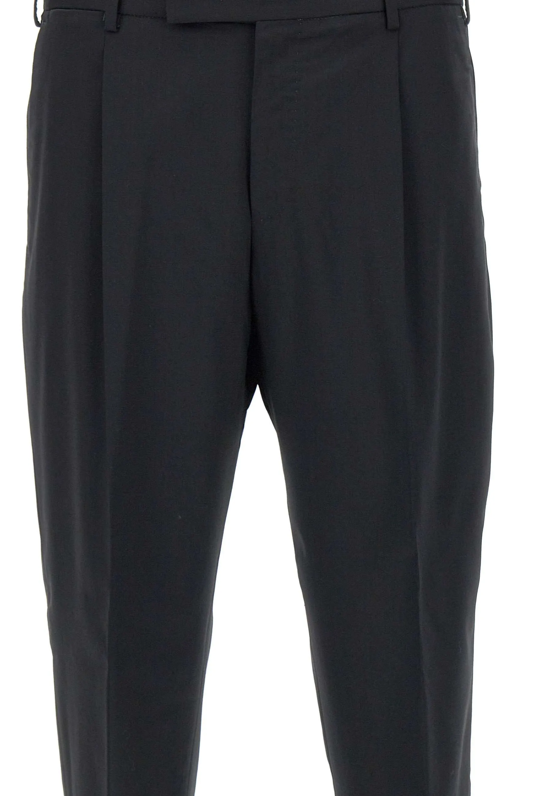 The Rebel Black Slim Fit Trousers