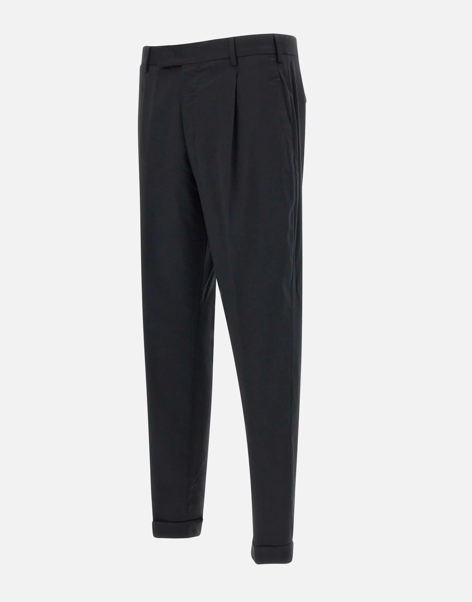 The Rebel Black Slim Fit Trousers