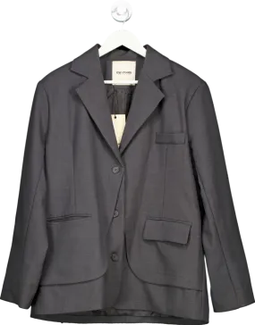 The Room Dark Grey Double Layered Blazer One Size