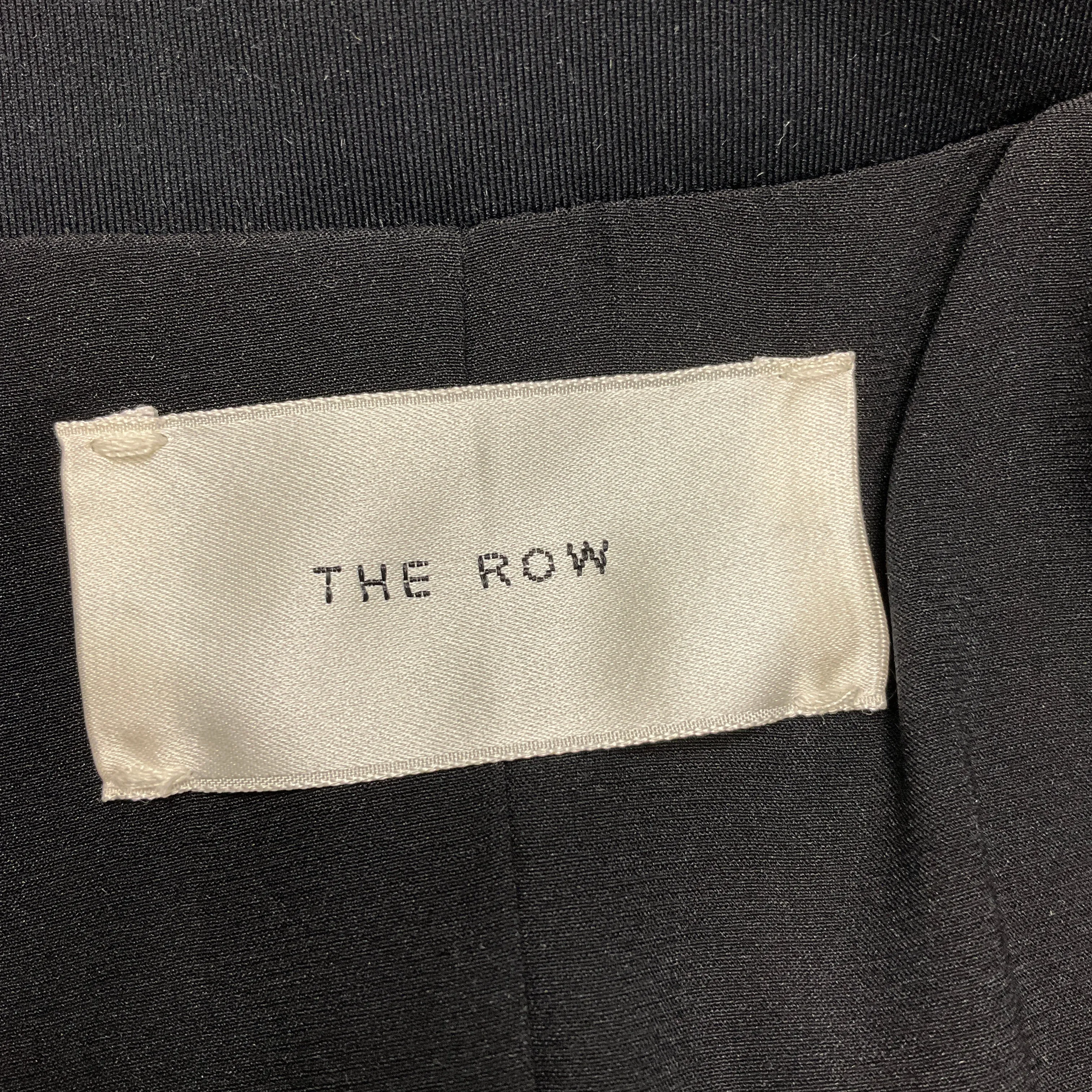 The Row Black Two-Button Scuba Blazer