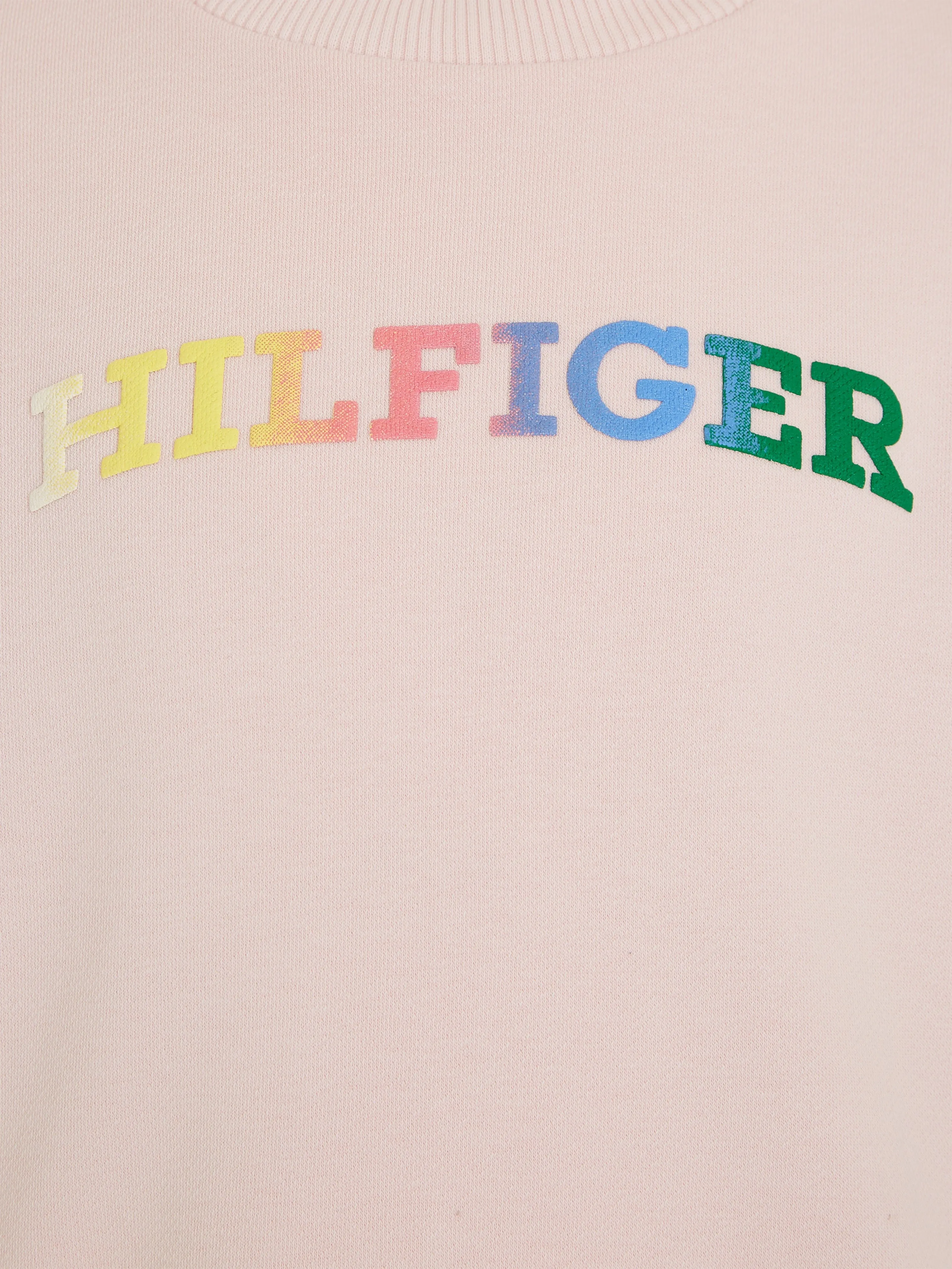 Tommy Hilfiger Girls Monotype Sweatshirt in Pink