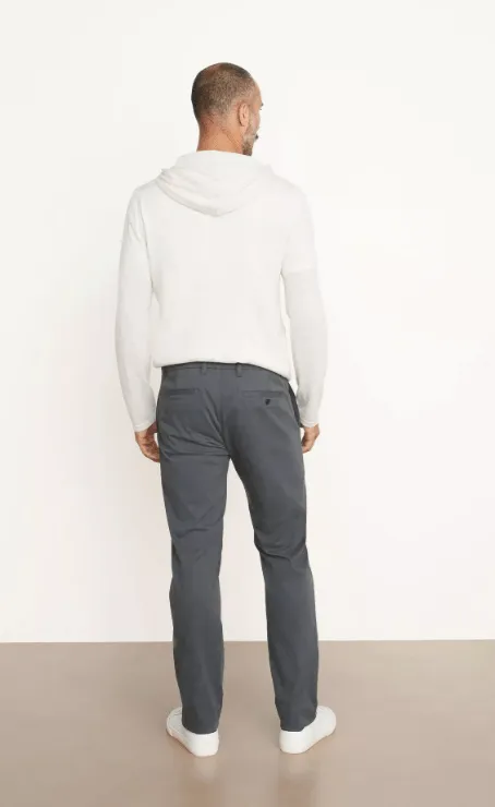 Vince Cotton Twill Griffith Chino in Slate