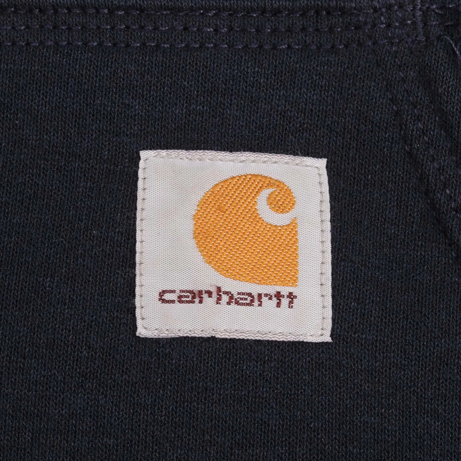 VINTAGE CARHARTT HEAVYWEIGHT SHERPA LINED FULL ZIP NAVY HOODIE SWEATSHIRT SZE XL