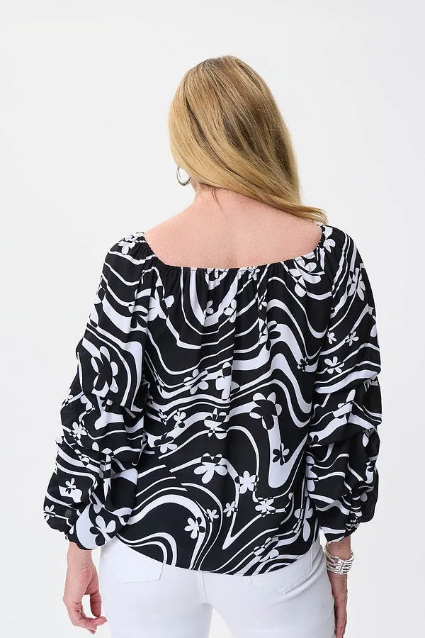 WAVE PRINT TOP