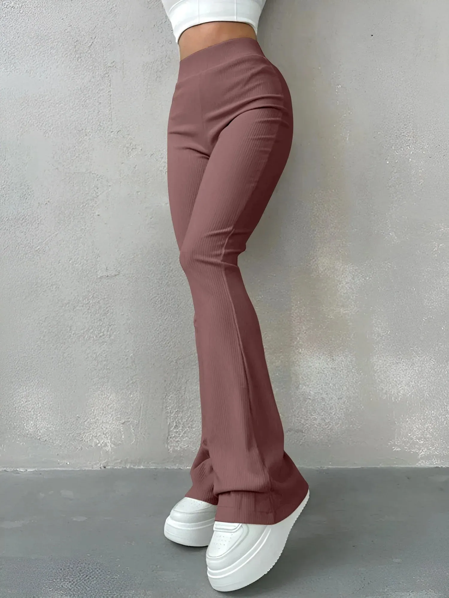 Women High-Waisted Flare Leggings for Casual to Dressy Looks