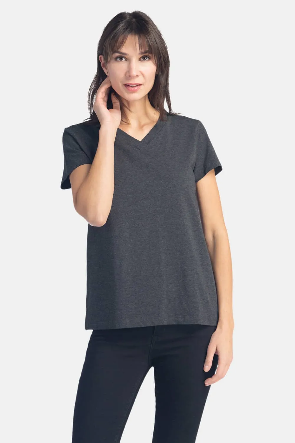 Women's Relaxed EcoFabric™ V-Neck Tee