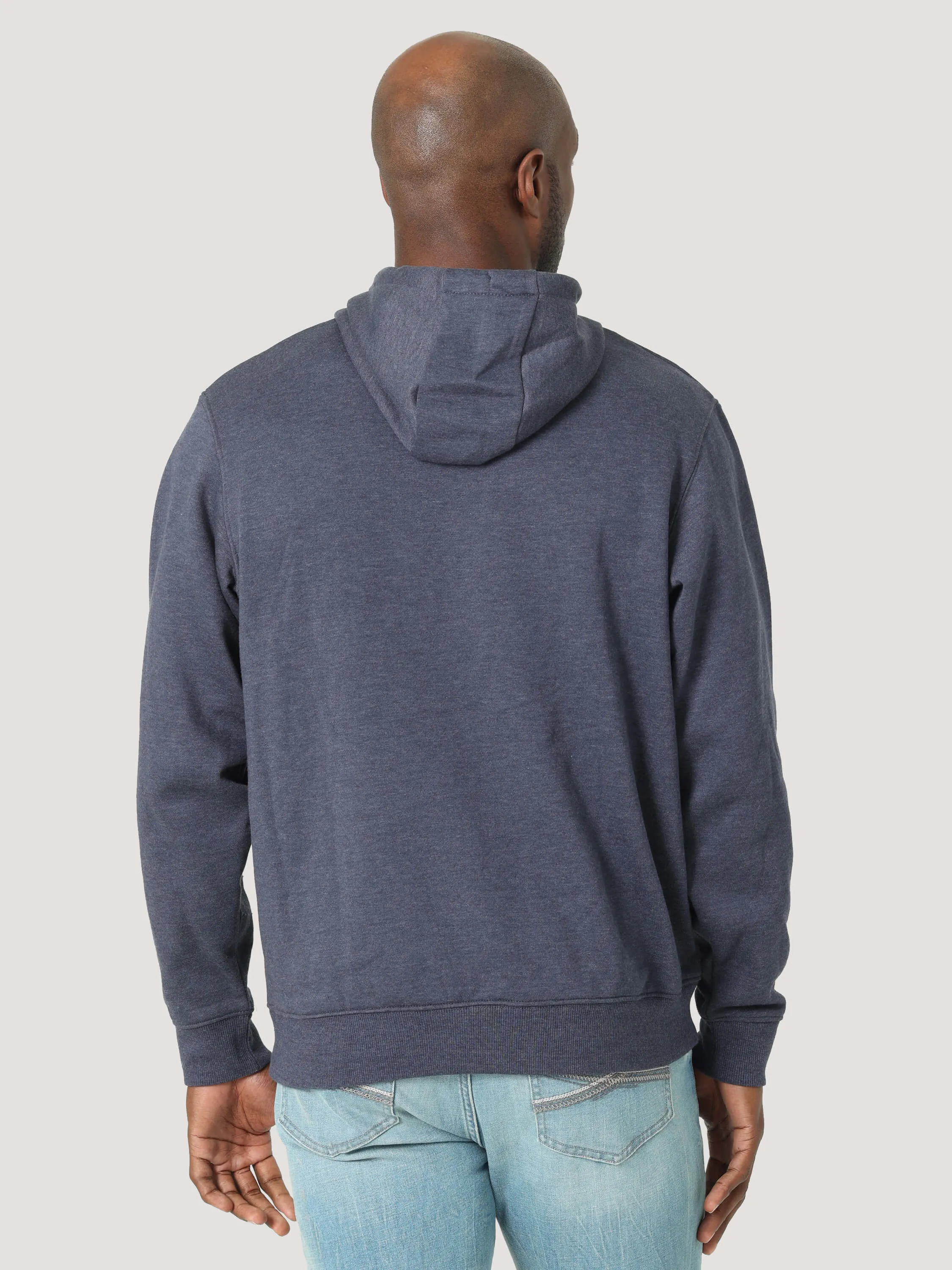 Wrangler | Navy Heather Western  Hoodie