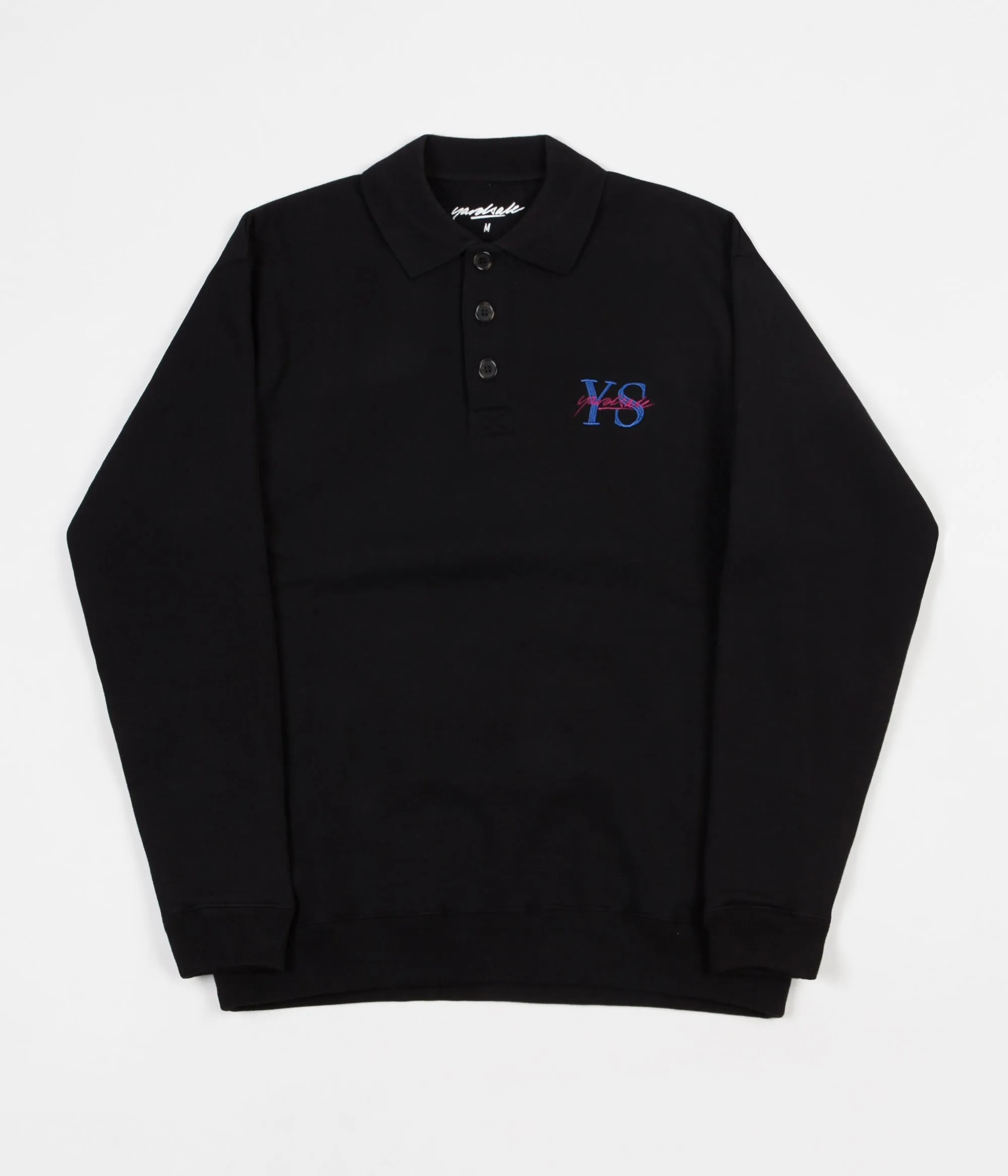 Yardsale YS Polo Neck Sweatshirt - Black